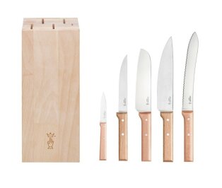 Parallele 5 Piece Chef Knife Set with Block